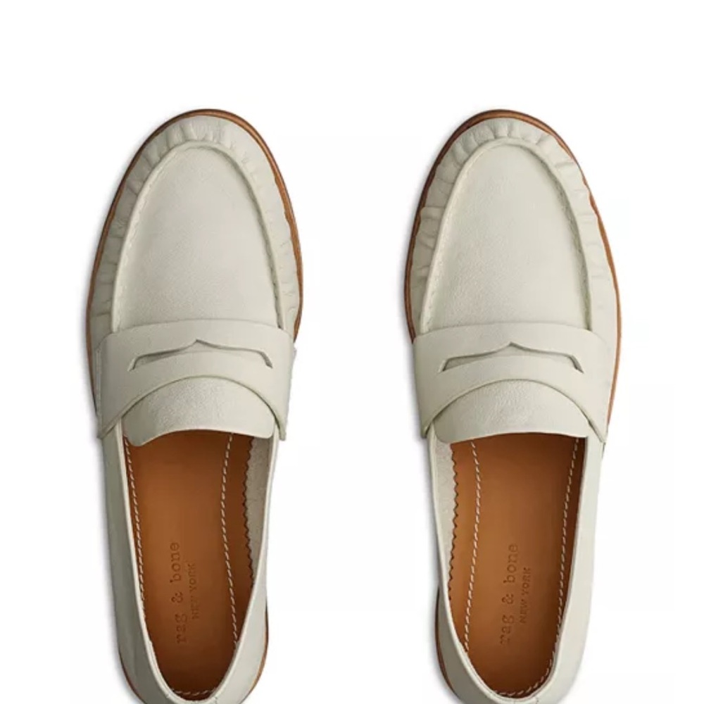 Rag & Bone Off-White Loafers